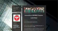 Desktop Screenshot of mdmbaprograms.org